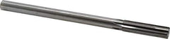 Made in USA - 0.607" Carbide-Tipped 6 Flute Chucking Reamer - Straight Flute, 9/16" Straight Shank, 2-1/4" Flute Length, 9" OAL - USA Tool & Supply