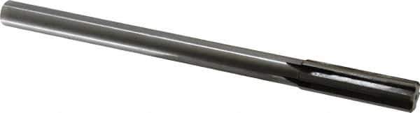 Made in USA - 0.622" Carbide-Tipped 6 Flute Chucking Reamer - Straight Flute, 9/16" Straight Shank, 2-1/4" Flute Length, 9" OAL - USA Tool & Supply