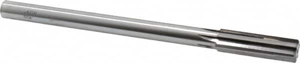 Made in USA - 0.672" Carbide-Tipped 6 Flute Chucking Reamer - USA Tool & Supply