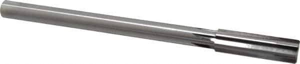 Made in USA - 0.681" Carbide-Tipped 6 Flute Chucking Reamer - Straight Flute, 9/16" Straight Shank, 2-1/4" Flute Length, 9" OAL - USA Tool & Supply