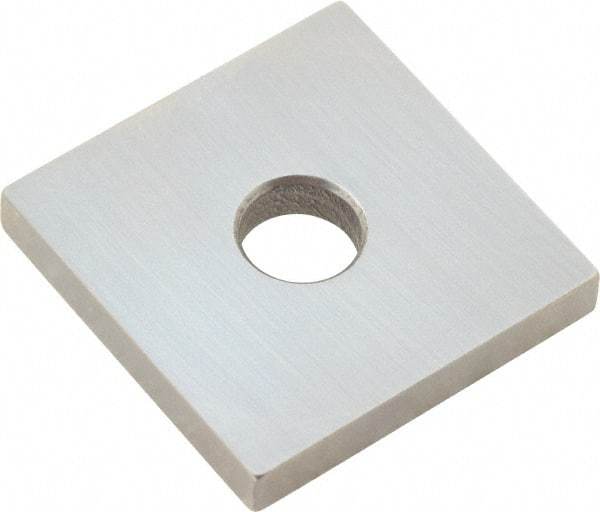 Mitutoyo - 0.142" Square Steel Gage Block - Accuracy Grade 0, Includes Certificate of Inspection - USA Tool & Supply