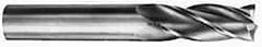 M.A. Ford - 5/16", 13/16" LOC, 5/16" Shank Diam, 2-1/2" OAL, 4 Flute, Solid Carbide Square End Mill - Single End, TiAlN Finish, Spiral Flute, 30° Helix, Centercutting, Right Hand Cut, Right Hand Flute, Series 111 - USA Tool & Supply