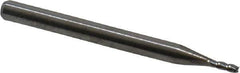 M.A. Ford - 0.05", 0.15" LOC, 1/8" Shank Diam, 1-1/2" OAL, 4 Flute, Solid Carbide Square End Mill - Single End, Uncoated, Spiral Flute, 30° Helix, Centercutting, Right Hand Cut, Right Hand Flute, Series 111 - USA Tool & Supply