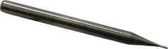 M.A. Ford - 0.5mm, 1.5mm LOC, 3mm Shank Diam, 1-1/2" OAL, 4 Flute, Solid Carbide Square End Mill - Single End, Uncoated, Spiral Flute, 30° Helix, Centercutting, Right Hand Cut, Right Hand Flute, Series 111 - USA Tool & Supply
