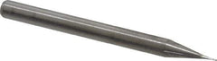 M.A. Ford - 0.01", 0.03" LOC, 1/8" Shank Diam, 1-1/2" OAL, 2 Flute, Solid Carbide Square End Mill - Single End, Uncoated, Spiral Flute, 30° Helix, Centercutting, Right Hand Cut, Right Hand Flute, Series 121 - USA Tool & Supply