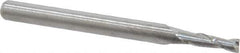 M.A. Ford - 0.085", 0.255" LOC, 1/8" Shank Diam, 1-1/2" OAL, 2 Flute, Solid Carbide Square End Mill - Single End, Uncoated, Spiral Flute, 30° Helix, Centercutting, Right Hand Cut, Right Hand Flute, Series 121 - USA Tool & Supply