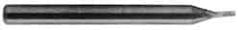 M.A. Ford - 0.008", 0.016" LOC, 1/8" Shank Diam, 1-1/2" OAL, 2 Flute, Solid Carbide Square End Mill - Single End, Uncoated, Spiral Flute, 30° Helix, Centercutting, Right Hand Cut, Right Hand Flute, Series 164 - USA Tool & Supply