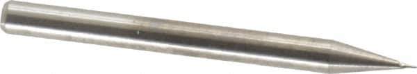 M.A. Ford - 0.007", 0.014" LOC, 1/8" Shank Diam, 1-1/2" OAL, 2 Flute, Solid Carbide Square End Mill - Single End, Uncoated, Spiral Flute, 30° Helix, Centercutting, Right Hand Cut, Right Hand Flute, Series 164 - USA Tool & Supply
