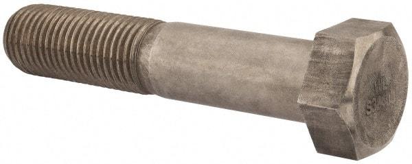 Value Collection - 1-1/2 - 6 UNC, 7-1/2" Length Under Head Hex Head Cap Screw - Partially Threaded, Grade 18-8 Stainless Steel, Uncoated, 2-1/4" Hex - USA Tool & Supply