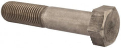 Value Collection - 1-1/2 - 6 UNC, 7-1/2" Length Under Head Hex Head Cap Screw - Partially Threaded, Grade 18-8 Stainless Steel, Uncoated, 2-1/4" Hex - USA Tool & Supply