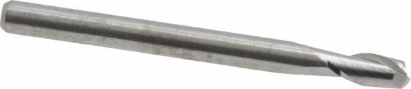 M.A. Ford - 1/8", 1/4" LOC, 1/8" Shank Diam, 1-1/2" OAL, 2 Flute, Solid Carbide Square End Mill - Single End, Uncoated, Spiral Flute, 30° Helix, Centercutting, Right Hand Cut, Right Hand Flute, Series 164 - USA Tool & Supply