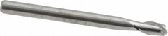 M.A. Ford - 1/8", 1/4" LOC, 1/8" Shank Diam, 1-1/2" OAL, 2 Flute, Solid Carbide Square End Mill - Single End, Uncoated, Spiral Flute, 30° Helix, Centercutting, Right Hand Cut, Right Hand Flute, Series 164 - USA Tool & Supply