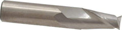 M.A. Ford - 3/8", 5/8" LOC, 3/8" Shank Diam, 2" OAL, 2 Flute, Solid Carbide Square End Mill - Single End, Uncoated, Spiral Flute, 30° Helix, Centercutting, Right Hand Cut, Right Hand Flute, Series 164 - USA Tool & Supply