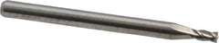 M.A. Ford - 5/64", 5/32" LOC, 1/8" Shank Diam, 1-1/2" OAL, 4 Flute, Solid Carbide Square End Mill - Single End, Uncoated, Spiral Flute, 30° Helix, Centercutting, Right Hand Cut, Right Hand Flute, Series 163 - USA Tool & Supply