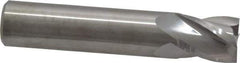 M.A. Ford - 1/2", 5/8" LOC, 1/2" Shank Diam, 2-1/2" OAL, 4 Flute, Solid Carbide Square End Mill - Single End, Uncoated, Spiral Flute, 30° Helix, Centercutting, Right Hand Cut, Right Hand Flute, Series 163 - USA Tool & Supply