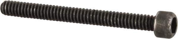 Value Collection - #1-64 UNC Hex Socket Drive, Socket Cap Screw - Alloy Steel, Black Oxide Finish, Fully Threaded, 3/4" Length Under Head - USA Tool & Supply