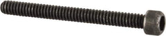 Value Collection - #1-64 UNC Hex Socket Drive, Socket Cap Screw - Alloy Steel, Black Oxide Finish, Fully Threaded, 3/4" Length Under Head - USA Tool & Supply