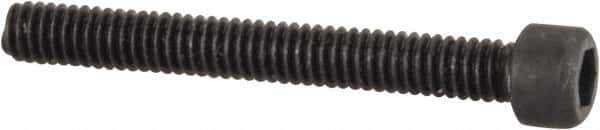 Value Collection - #1-72 UNF Hex Socket Drive, Socket Cap Screw - Alloy Steel, Black Oxide Finish, Fully Threaded, 5/8" Length Under Head - USA Tool & Supply