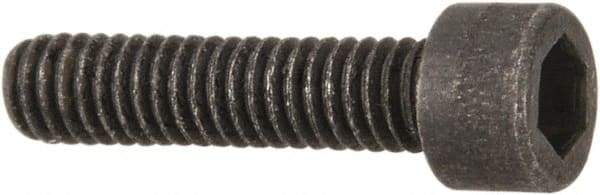 Value Collection - #2-64 UNF Hex Socket Drive, Socket Cap Screw - Alloy Steel, Black Oxide Finish, Fully Threaded, 3/8" Length Under Head - USA Tool & Supply