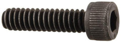 Value Collection - #6-32 UNC Hex Socket Drive, Socket Cap Screw - Alloy Steel, Black Oxide Finish, Fully Threaded, 9/16" Length Under Head - USA Tool & Supply