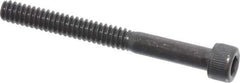 Value Collection - #6-32 UNC Hex Socket Drive, Socket Cap Screw - Alloy Steel, Black Oxide Finish, Partially Threaded, 1-3/8" Length Under Head - USA Tool & Supply
