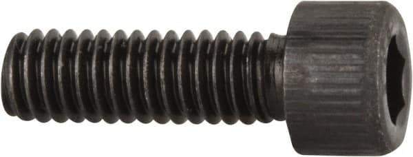 Value Collection - #6-40 UNF Hex Socket Drive, Socket Cap Screw - Alloy Steel, Black Oxide Finish, Fully Threaded, 7/16" Length Under Head - USA Tool & Supply