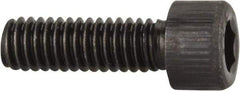 Value Collection - #6-40 UNF Hex Socket Drive, Socket Cap Screw - Alloy Steel, Black Oxide Finish, Fully Threaded, 7/16" Length Under Head - USA Tool & Supply