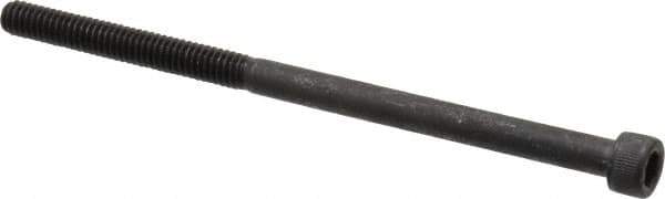 Value Collection - #8-32 UNC Hex Socket Drive, Socket Cap Screw - Alloy Steel, Black Oxide Finish, Partially Threaded, 3" Length Under Head - USA Tool & Supply