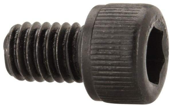 Value Collection - #8-36 UNF Hex Socket Drive, Socket Cap Screw - Alloy Steel, Black Oxide Finish, Fully Threaded, 1/4" Length Under Head - USA Tool & Supply