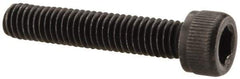 Value Collection - #8-36 UNF Hex Socket Drive, Socket Cap Screw - Alloy Steel, Black Oxide Finish, Fully Threaded, 7/8" Length Under Head - USA Tool & Supply