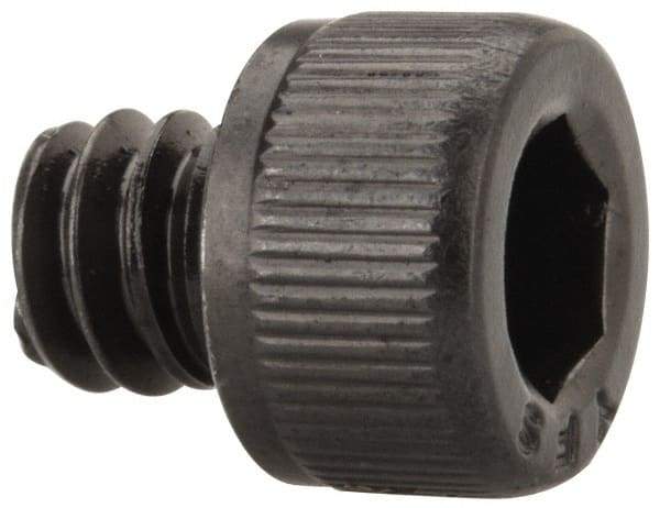 Value Collection - #10-24 UNC Hex Socket Drive, Socket Cap Screw - Alloy Steel, Black Oxide Finish, Fully Threaded, 3/16" Length Under Head - USA Tool & Supply