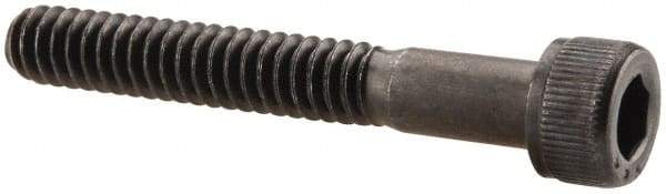 Value Collection - #10-24 UNC Hex Socket Drive, Socket Cap Screw - Alloy Steel, Black Oxide Finish, Partially Threaded, 1-3/8" Length Under Head - USA Tool & Supply