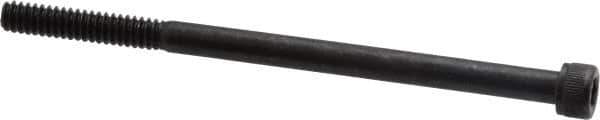 Value Collection - #10-24 UNC Hex Socket Drive, Socket Cap Screw - Alloy Steel, Black Oxide Finish, Partially Threaded, 3-1/4" Length Under Head - USA Tool & Supply