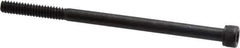 Value Collection - #10-24 UNC Hex Socket Drive, Socket Cap Screw - Alloy Steel, Black Oxide Finish, Partially Threaded, 3-1/4" Length Under Head - USA Tool & Supply