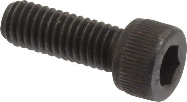Value Collection - #10-32 UNF Hex Socket Drive, Socket Cap Screw - Alloy Steel, Black Oxide Finish, Fully Threaded, 9/16" Length Under Head - USA Tool & Supply