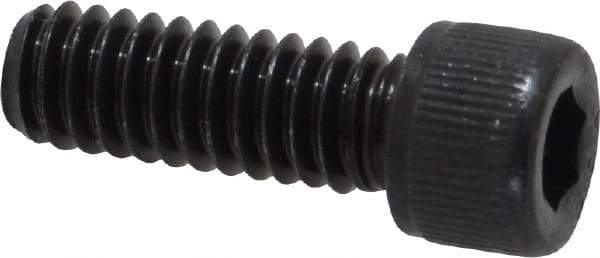 Value Collection - #12-24 UNC Hex Socket Drive, Socket Cap Screw - Alloy Steel, Black Oxide Finish, Fully Threaded, 5/8" Length Under Head - USA Tool & Supply