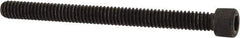 Value Collection - #12-24 UNC Hex Socket Drive, Socket Cap Screw - Alloy Steel, Black Oxide Finish, Partially Threaded, 2-1/2" Length Under Head - USA Tool & Supply