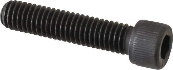 Value Collection - #12-28 UNF Hex Socket Drive, Socket Cap Screw - Alloy Steel, Black Oxide Finish, Fully Threaded, 1" Length Under Head - USA Tool & Supply