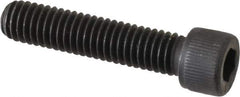 Value Collection - #12-28 UNF Hex Socket Drive, Socket Cap Screw - Alloy Steel, Black Oxide Finish, Fully Threaded, 1" Length Under Head - USA Tool & Supply