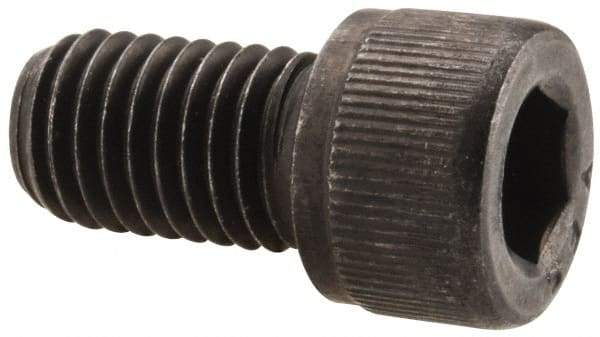 Value Collection - 1/4-28 UNF Hex Socket Drive, Socket Cap Screw - Alloy Steel, Black Oxide Finish, Fully Threaded, 7/16" Length Under Head - USA Tool & Supply