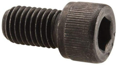 Value Collection - 1/4-28 UNF Hex Socket Drive, Socket Cap Screw - Alloy Steel, Black Oxide Finish, Fully Threaded, 7/16" Length Under Head - USA Tool & Supply