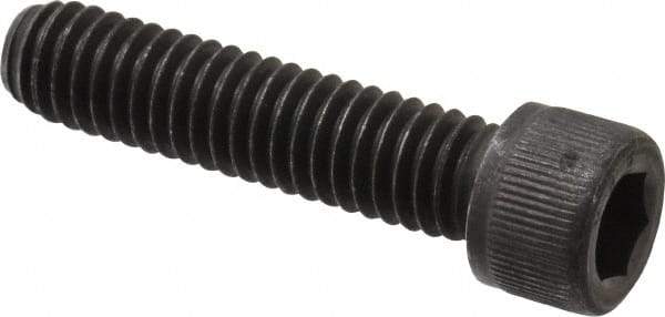 Value Collection - 5/16-18 UNC Hex Socket Drive, Socket Cap Screw - Alloy Steel, Black Oxide Finish, Fully Threaded, 1-3/8" Length Under Head - USA Tool & Supply