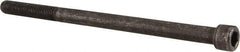 Value Collection - 5/16-24 UNF Hex Socket Drive, Socket Cap Screw - Alloy Steel, Black Oxide Finish, Partially Threaded, 5" Length Under Head - USA Tool & Supply