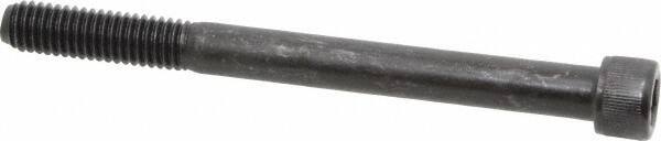Value Collection - 3/8-16 UNC Hex Socket Drive, Socket Cap Screw - Alloy Steel, Black Oxide Finish, Partially Threaded, 4-1/4" Length Under Head - USA Tool & Supply
