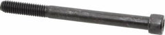 Value Collection - 3/8-16 UNC Hex Socket Drive, Socket Cap Screw - Alloy Steel, Black Oxide Finish, Partially Threaded, 4-1/4" Length Under Head - USA Tool & Supply