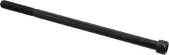 Value Collection - 3/8-16 UNC Hex Socket Drive, Socket Cap Screw - Alloy Steel, Black Oxide Finish, Partially Threaded, 7" Length Under Head - USA Tool & Supply