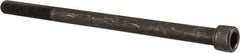Value Collection - 3/8-24 UNF Hex Socket Drive, Socket Cap Screw - Alloy Steel, Black Oxide Finish, Partially Threaded, 6" Length Under Head - USA Tool & Supply