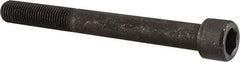 Value Collection - 7/16-20 UNF Hex Socket Drive, Socket Cap Screw - Alloy Steel, Black Oxide Finish, Partially Threaded, 4" Length Under Head - USA Tool & Supply