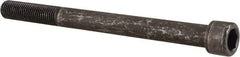 Value Collection - 7/16-20 UNF Hex Socket Drive, Socket Cap Screw - Alloy Steel, Black Oxide Finish, Partially Threaded, 5" Length Under Head - USA Tool & Supply