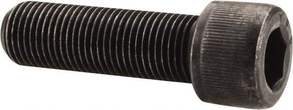 Value Collection - 1/2-20 UNF Hex Socket Drive, Socket Cap Screw - Alloy Steel, Black Oxide Finish, Fully Threaded, 1-5/8" Length Under Head - USA Tool & Supply